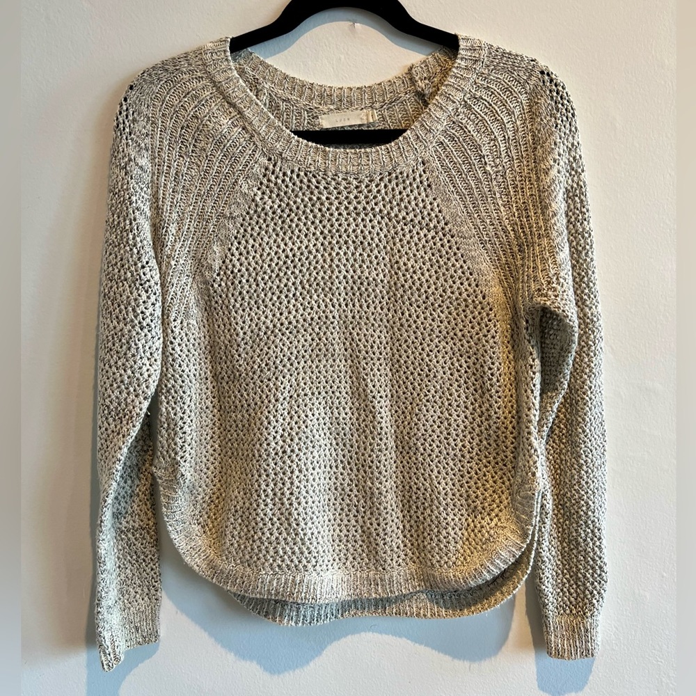 LUSH Two-Tone Knit Sweater
